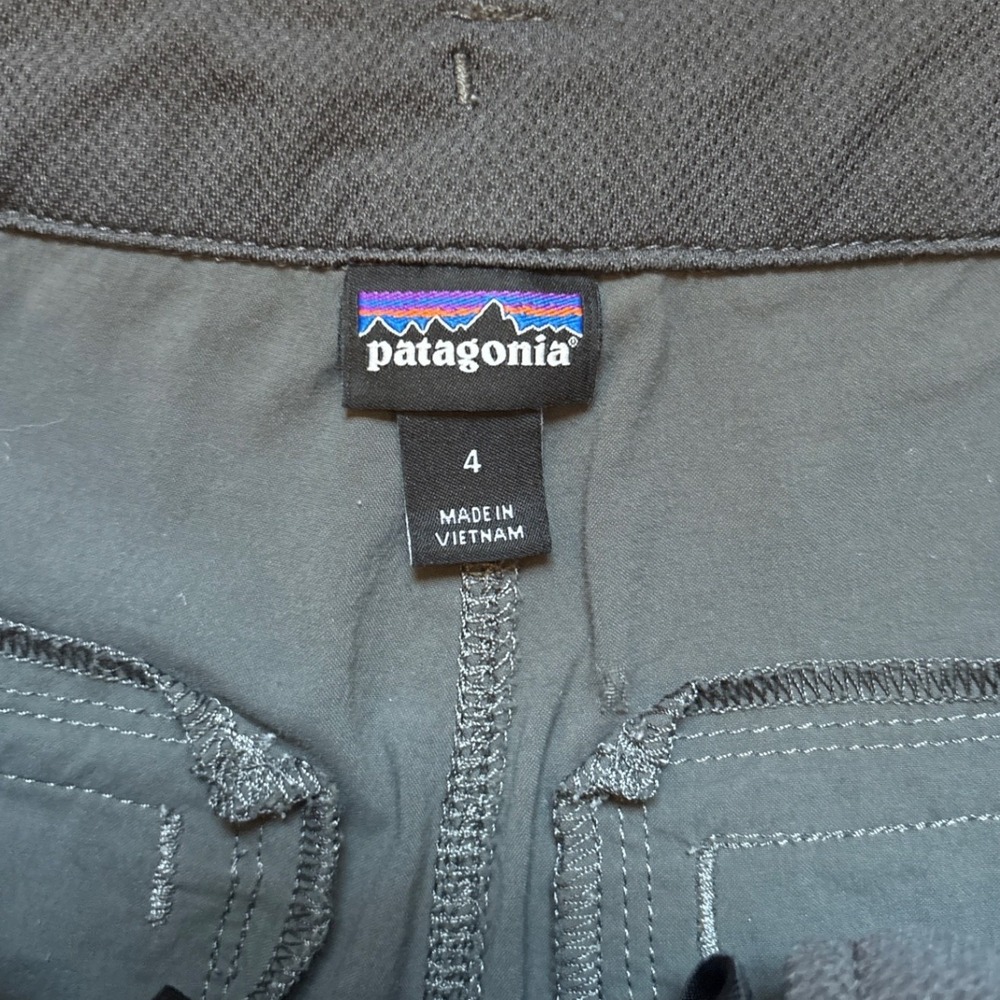 Patagonia Quandary Pants Women Grey Hiking Outdoor Straight Leg SIZE 4 - Picture 4 of 6